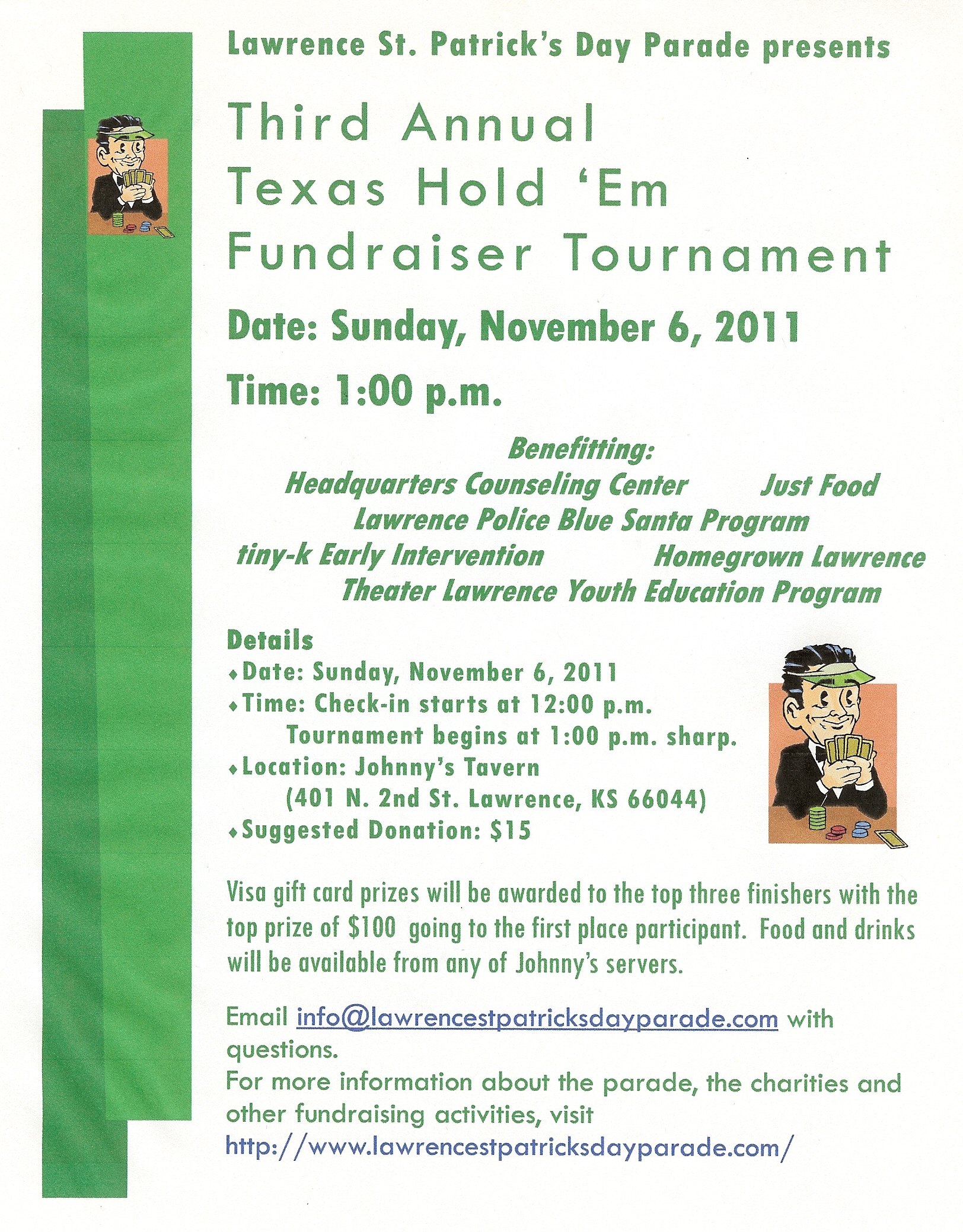 2012 Texas Hold'em Flyer